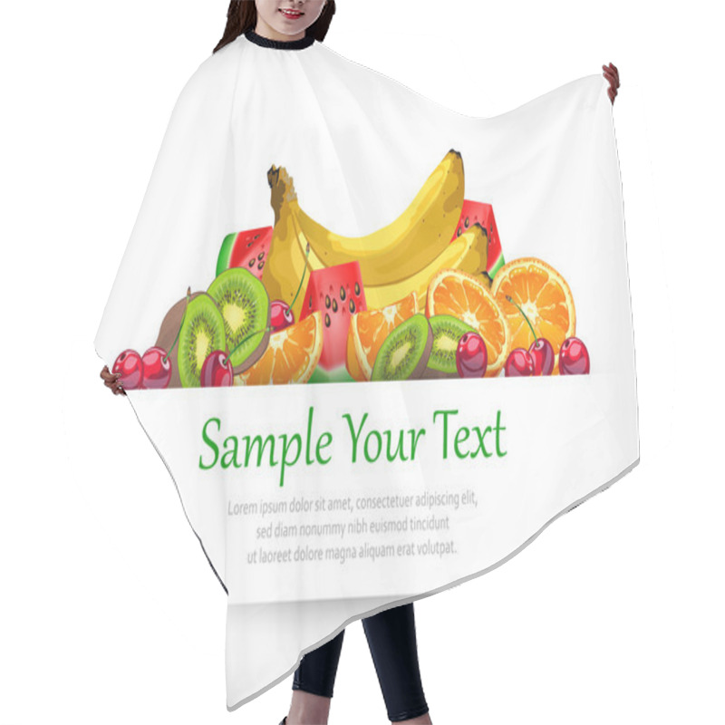 Personality  Fruits Hair Cutting Cape