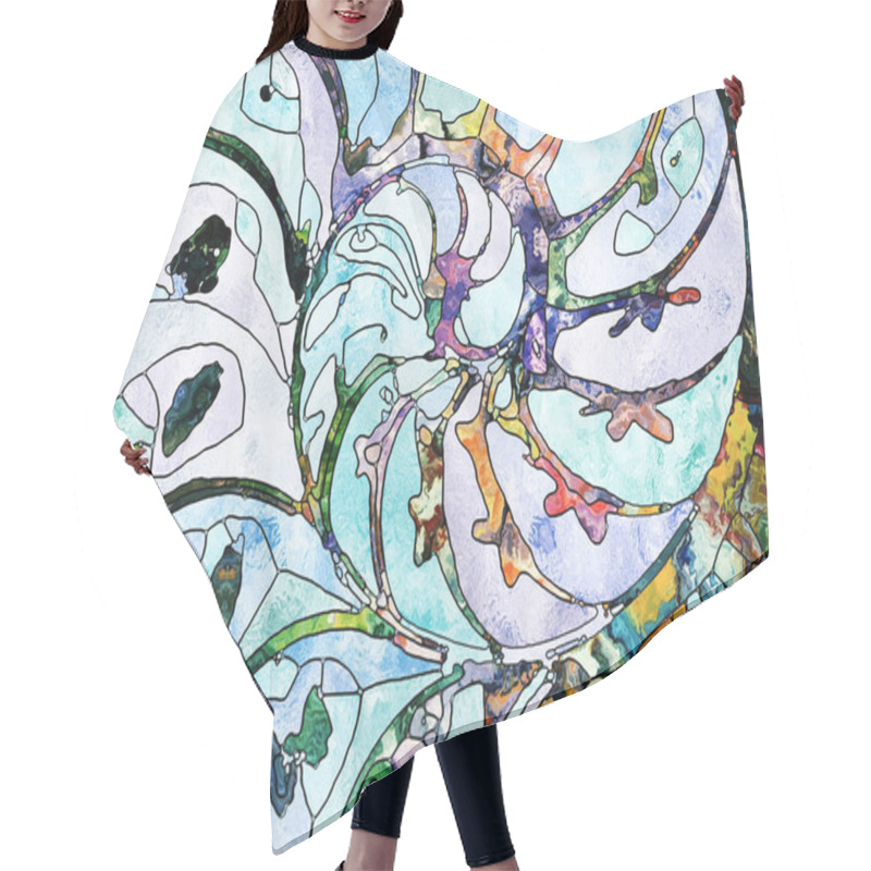 Personality  Memories Of Leaded Glass Hair Cutting Cape