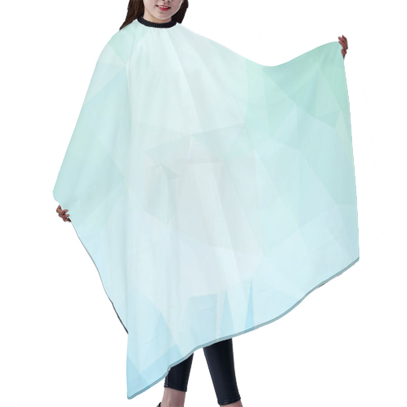 Personality  Abstract Seamless Triangular Template. Geometric Sample. Repeati Hair Cutting Cape