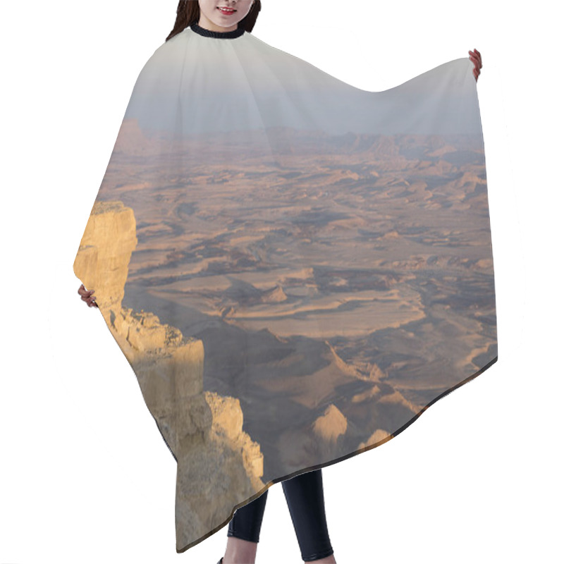 Personality  View Of Makhtesh Ramon Crater, Negev Desert, Israel Hair Cutting Cape