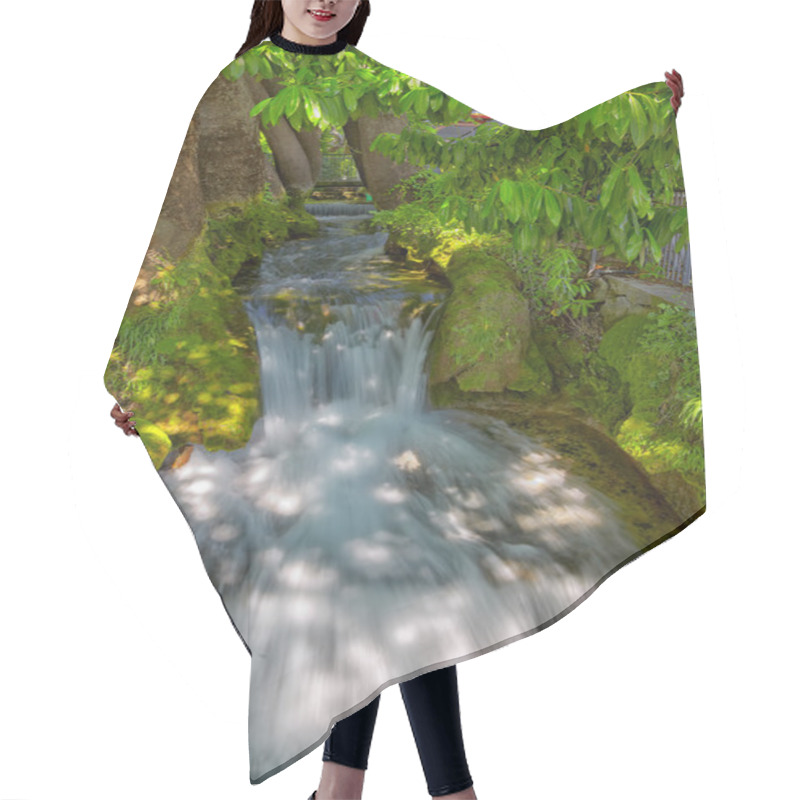 Personality  Waterfall In Edessa Hair Cutting Cape