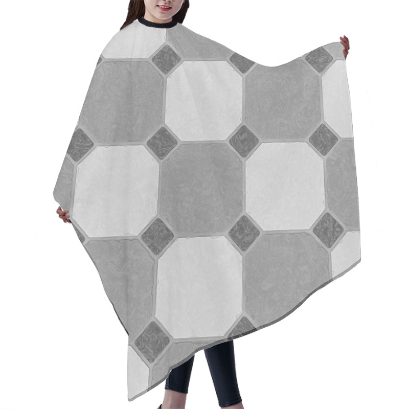 Personality  Texture Of Tile Seamless Background Hair Cutting Cape