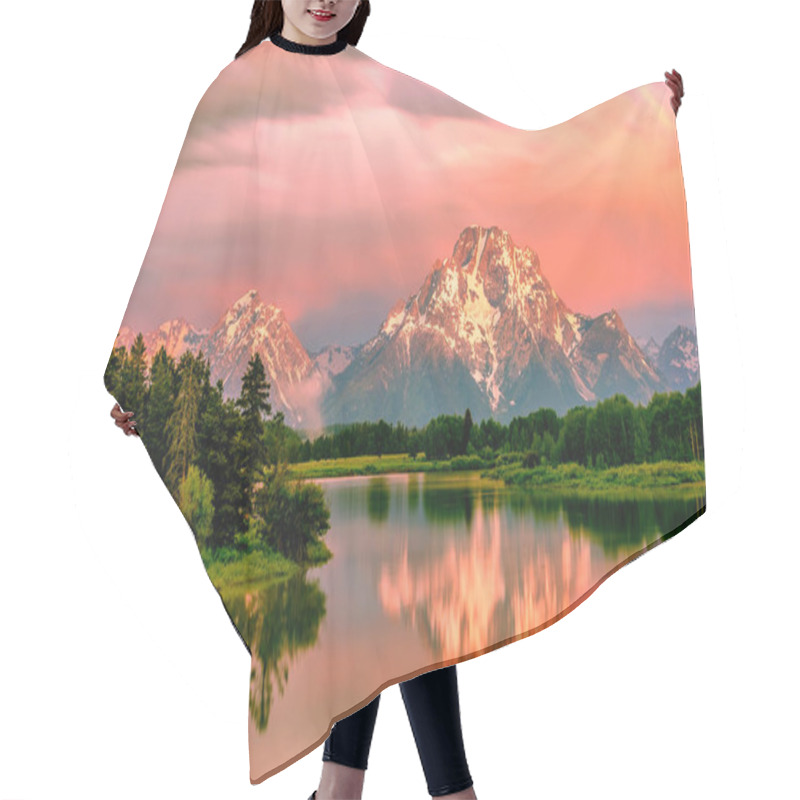 Personality  Grand Teton Mountains  Hair Cutting Cape