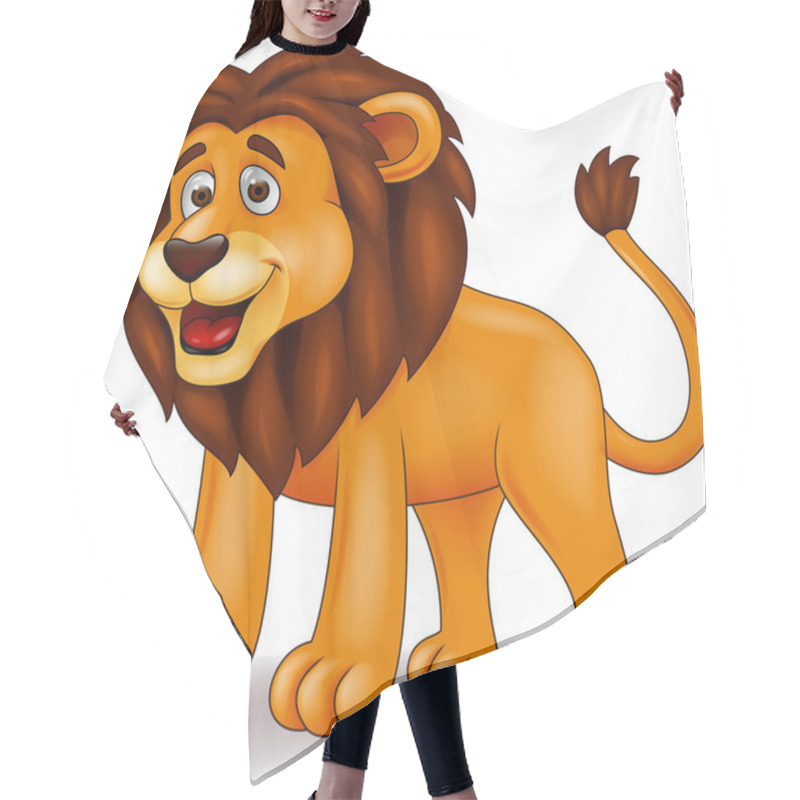 Personality  Lion Cartoon Hair Cutting Cape