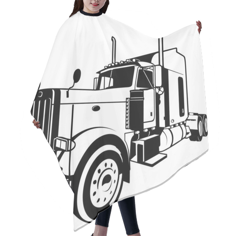 Personality  American Truck Hair Cutting Cape