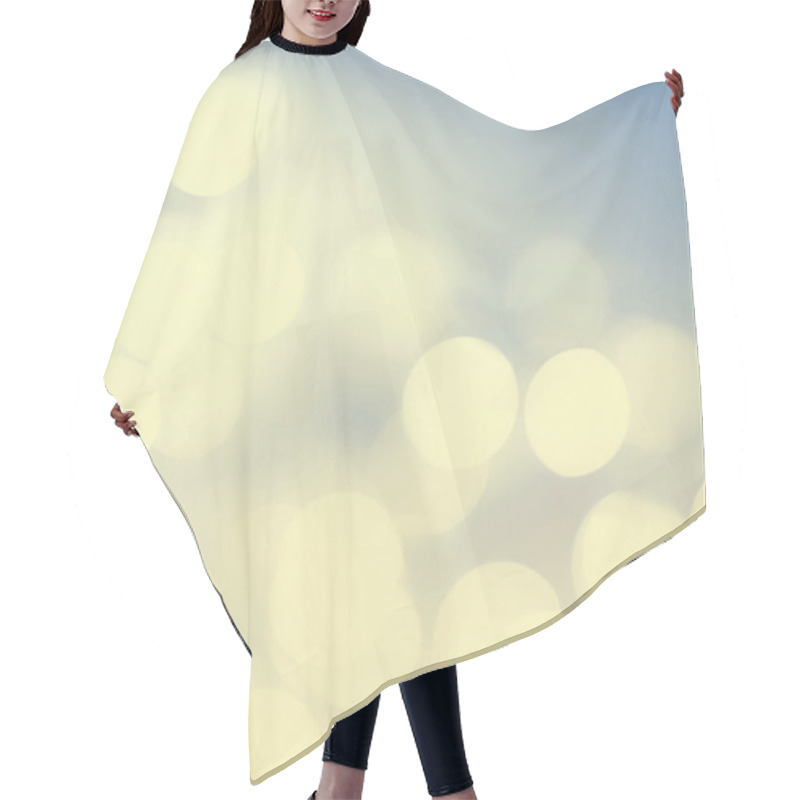 Personality  Golden Festive Blurred Background Hair Cutting Cape