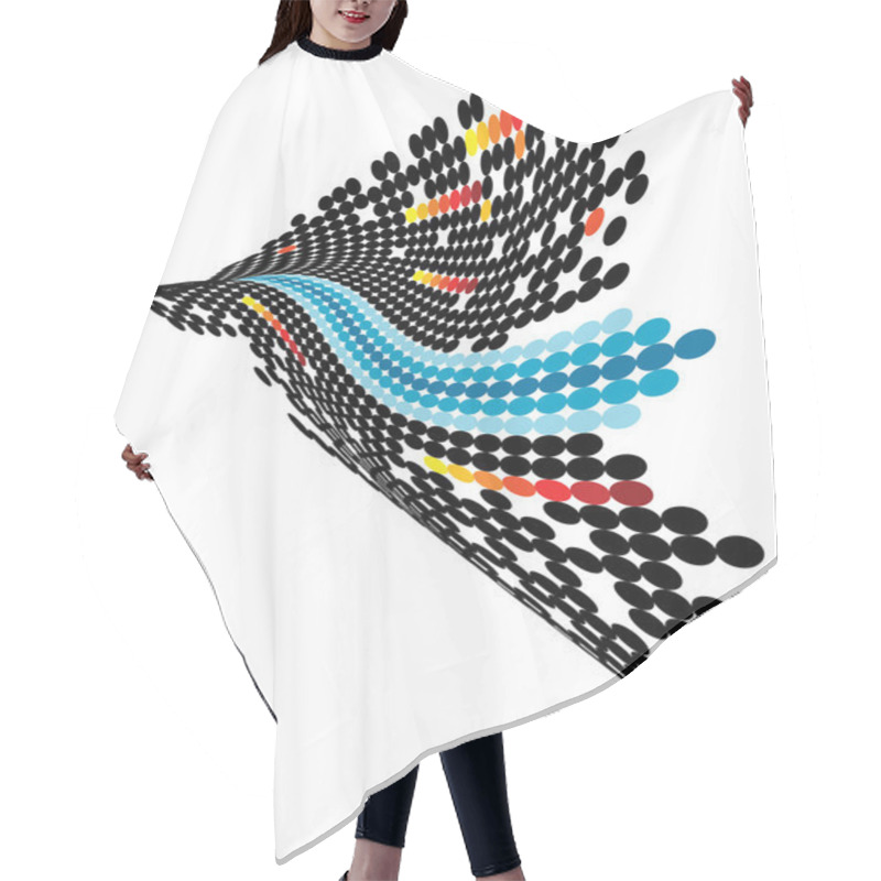 Personality  Abstract Background Hair Cutting Cape