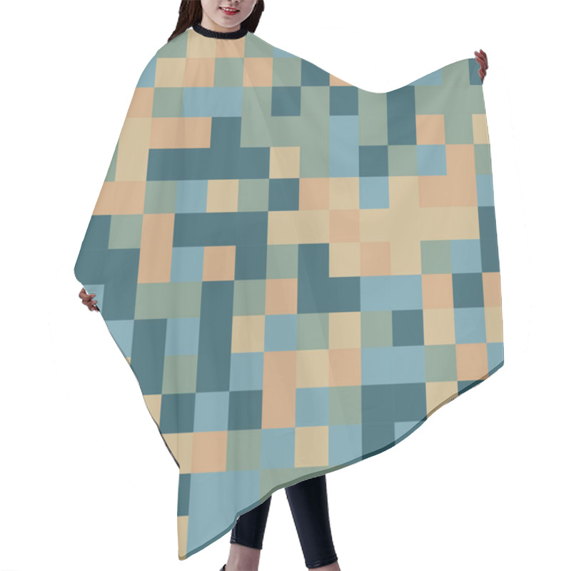 Personality  Brand-new Rectangular Template.  Hair Cutting Cape