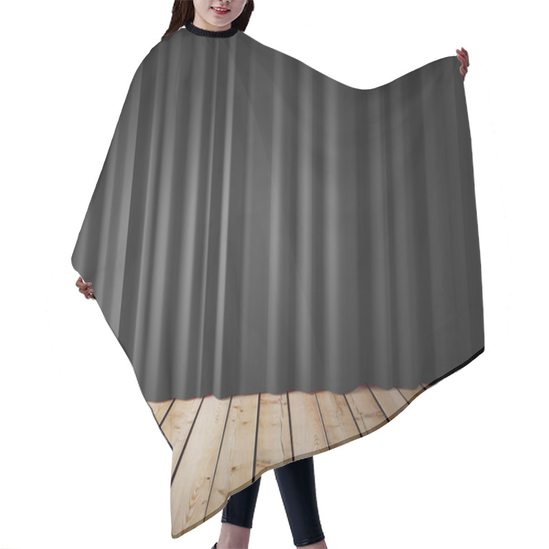 Personality  Black Curtains Hair Cutting Cape