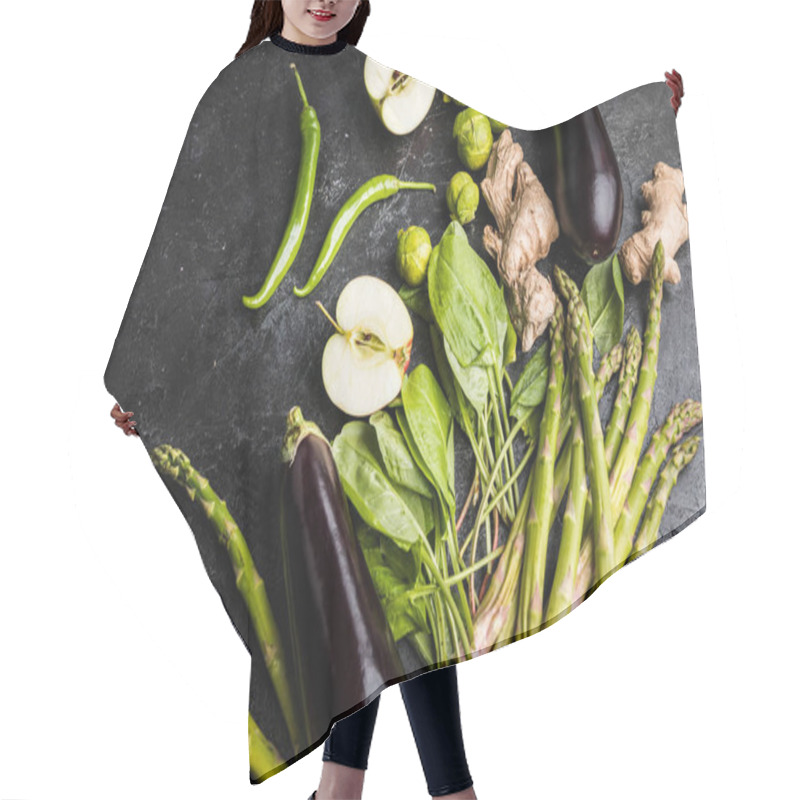 Personality  Fresh Seasonal Vegetables Hair Cutting Cape