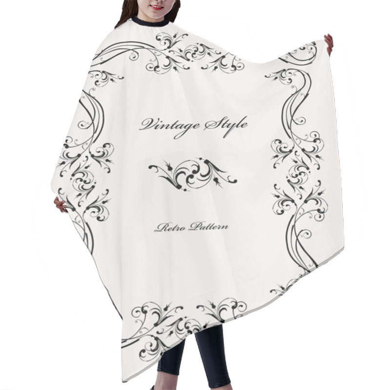 Personality  Classical Vignette Hair Cutting Cape