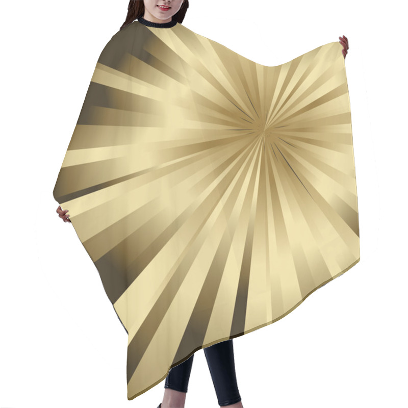 Personality  Abstract Golden Background Hair Cutting Cape