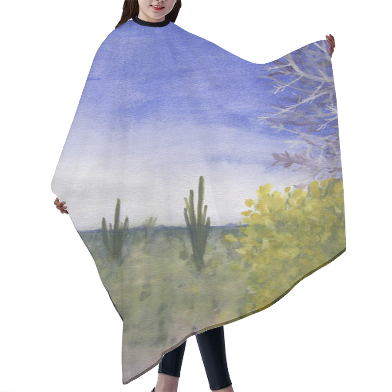 Personality  A Day In The Arizona Desert Hair Cutting Cape