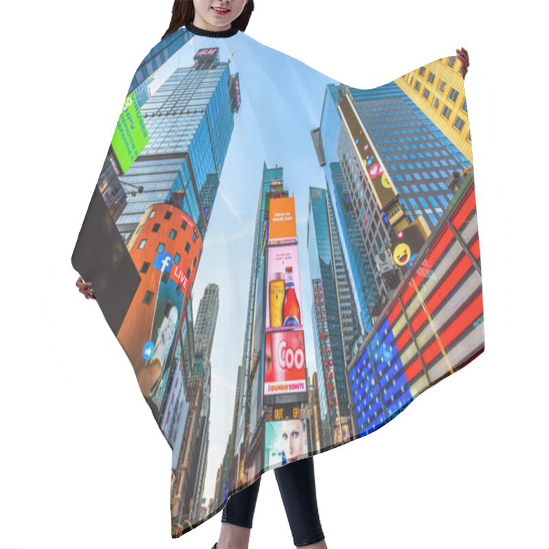 Personality  Times Square New York Hair Cutting Cape