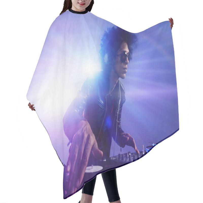 Personality  Club Party Dj Hair Cutting Cape