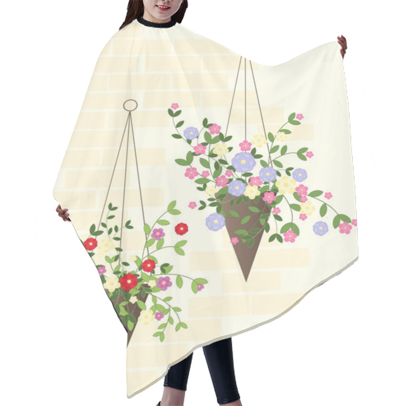 Personality  Hanging Basket Hair Cutting Cape