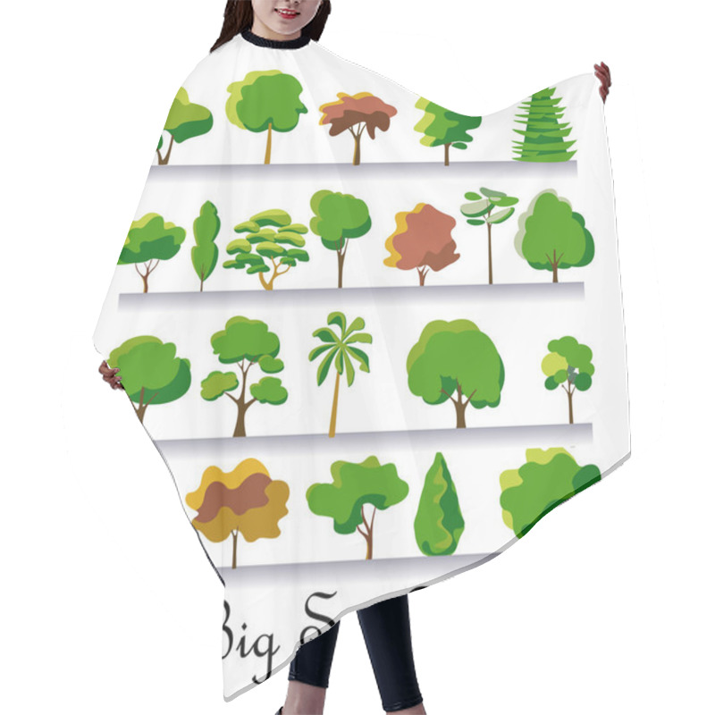 Personality  Tree Clip Art Hair Cutting Cape