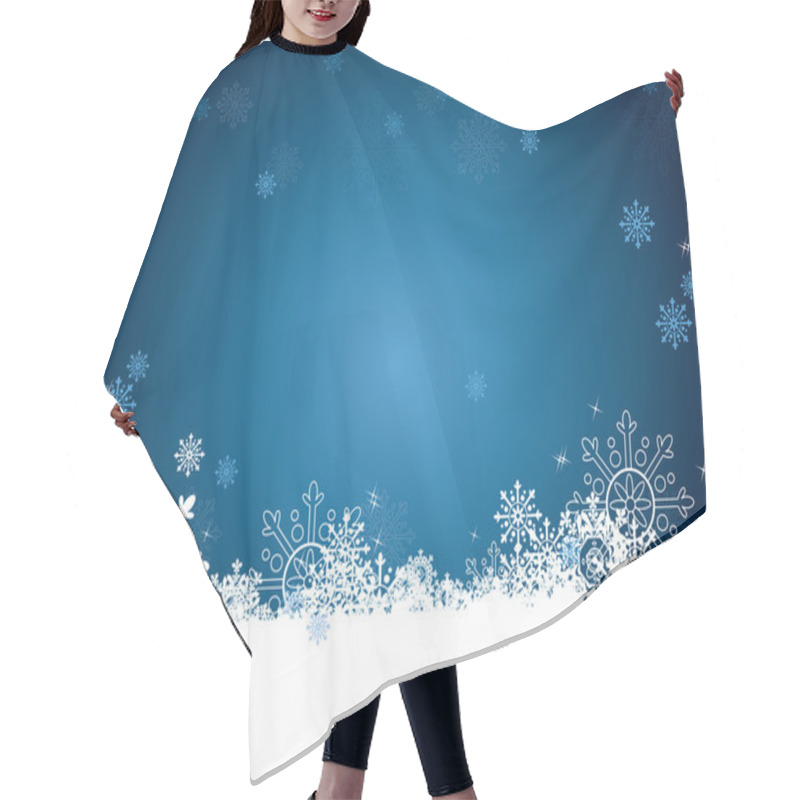 Personality  Christmas Background. Vector Illustration. Eps10. Hair Cutting Cape