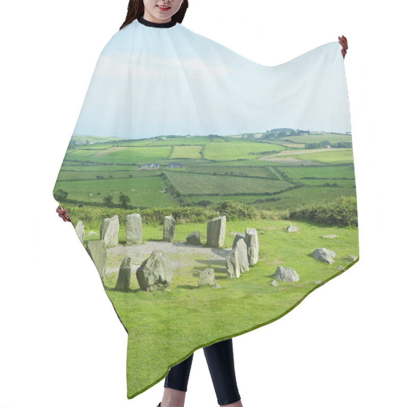 Personality  Drombeg Stone Circle Hair Cutting Cape