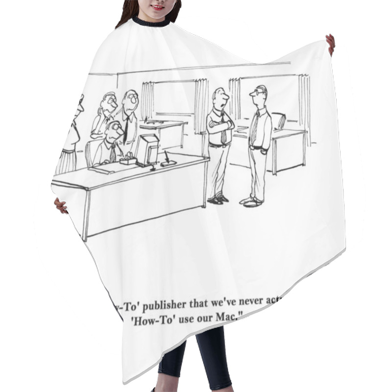 Personality  Business Company Hair Cutting Cape