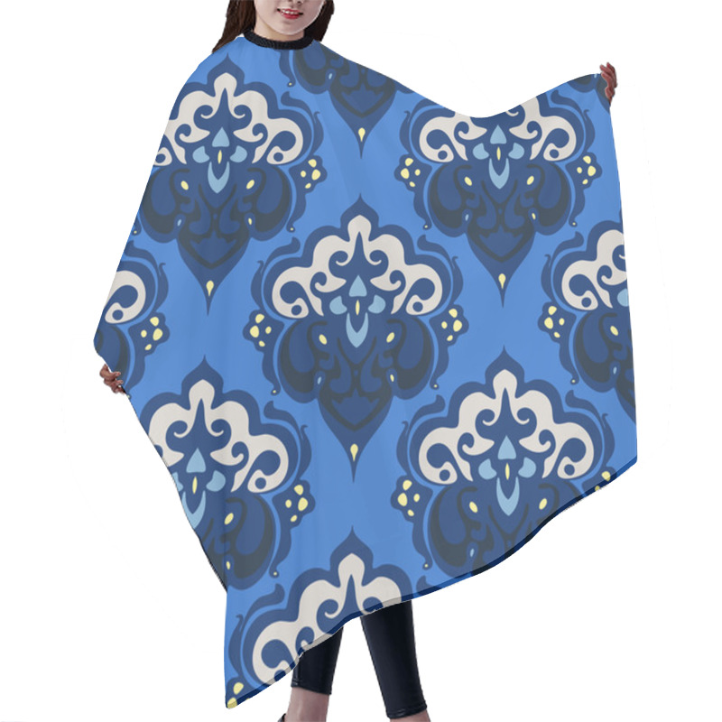 Personality  Vector Damask Seamless Pattern Hair Cutting Cape