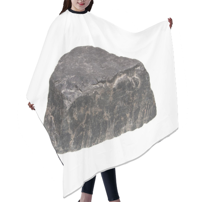 Personality  Stone Isolated On White Background Hair Cutting Cape