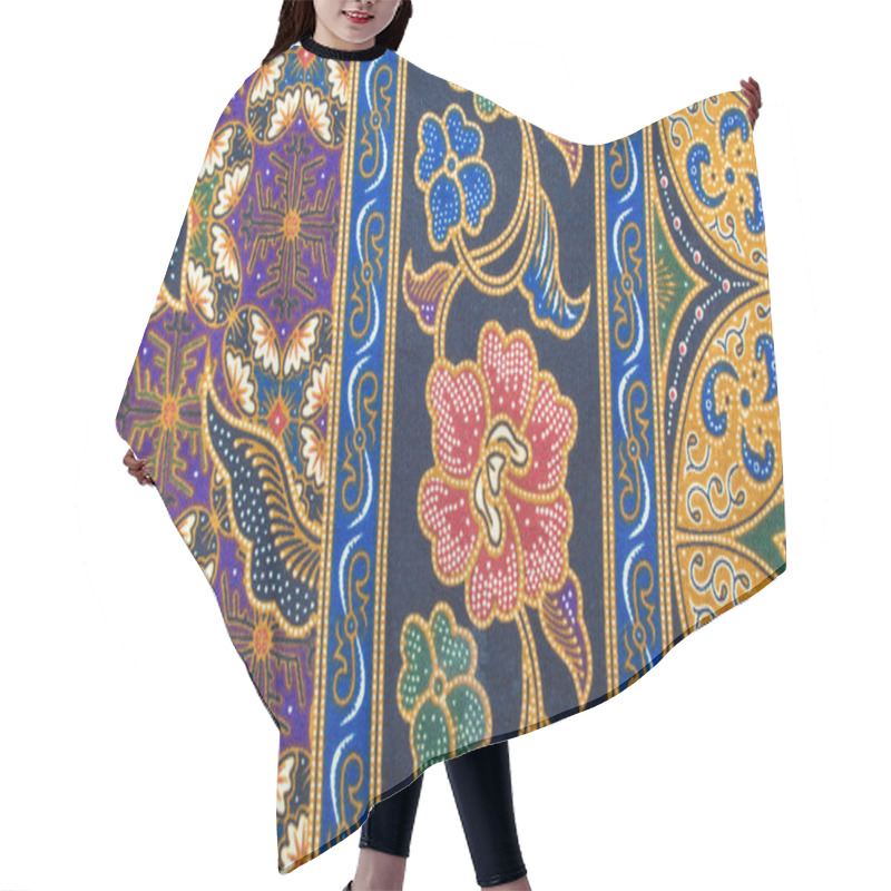 Personality  Beautiful Indonesia Floral Batik Patterns & Motifs Hair Cutting Cape