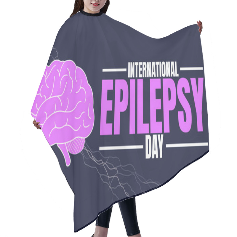 Personality  Shining A Light On Epilepsy, International Epilepsy Day Hair Cutting Cape