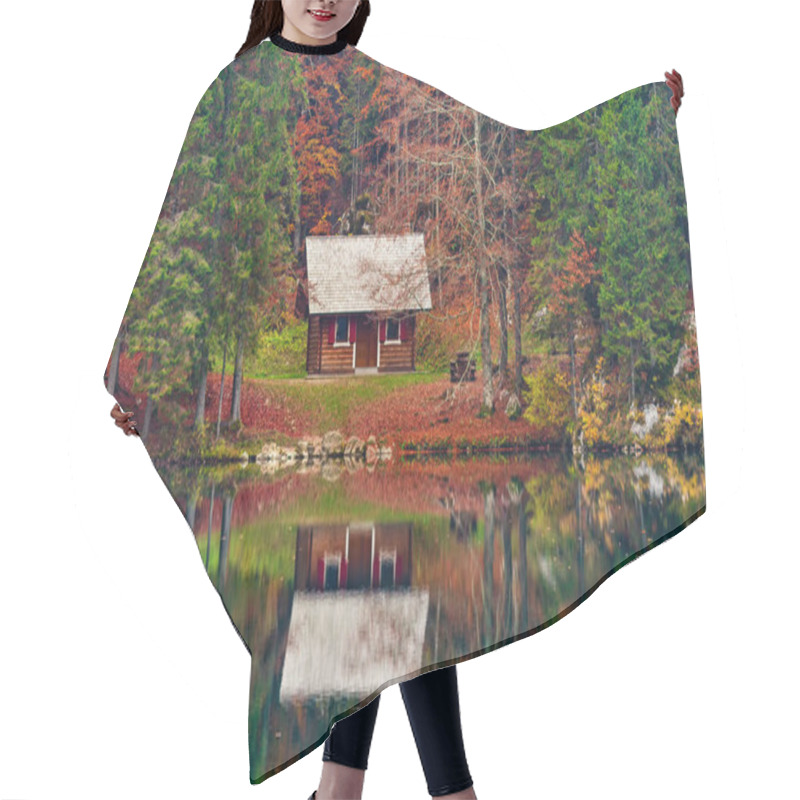 Personality  Autumn Foliage In Fusine Lakes Natural Park, Friuli Italy Hair Cutting Cape