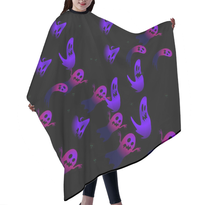 Personality  Cartoon Ghosts Hair Cutting Cape