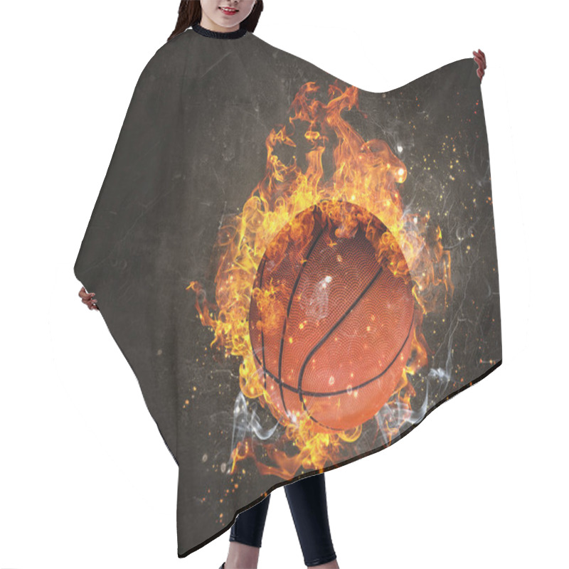 Personality  Basketball Game Concept Hair Cutting Cape