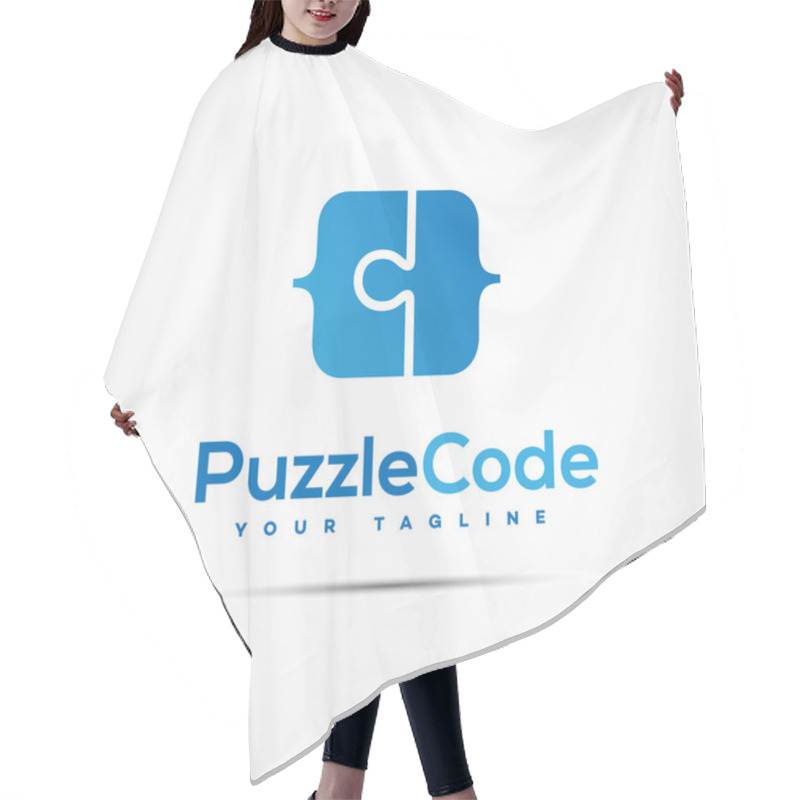 Personality  Software Template Logo Hair Cutting Cape