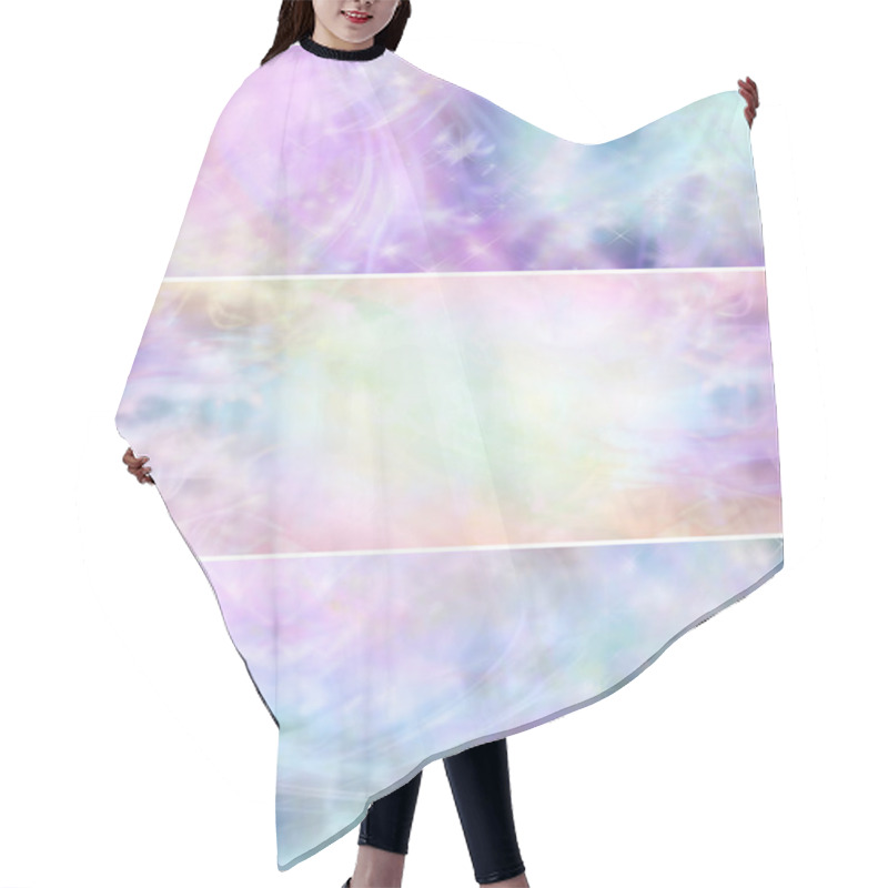 Personality  Ethereal Magical Fairy Like Background Banners Hair Cutting Cape