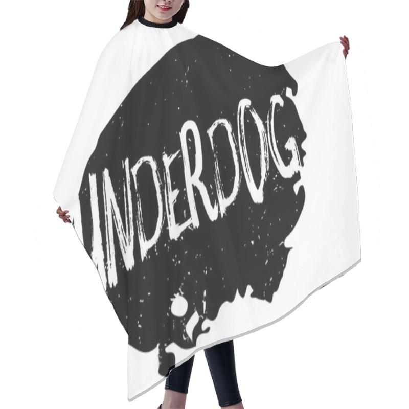 Personality  Underdog Rubber Stamp Hair Cutting Cape