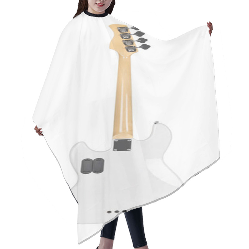 Personality  Back Side Of Electric Bass Guitar Hair Cutting Cape