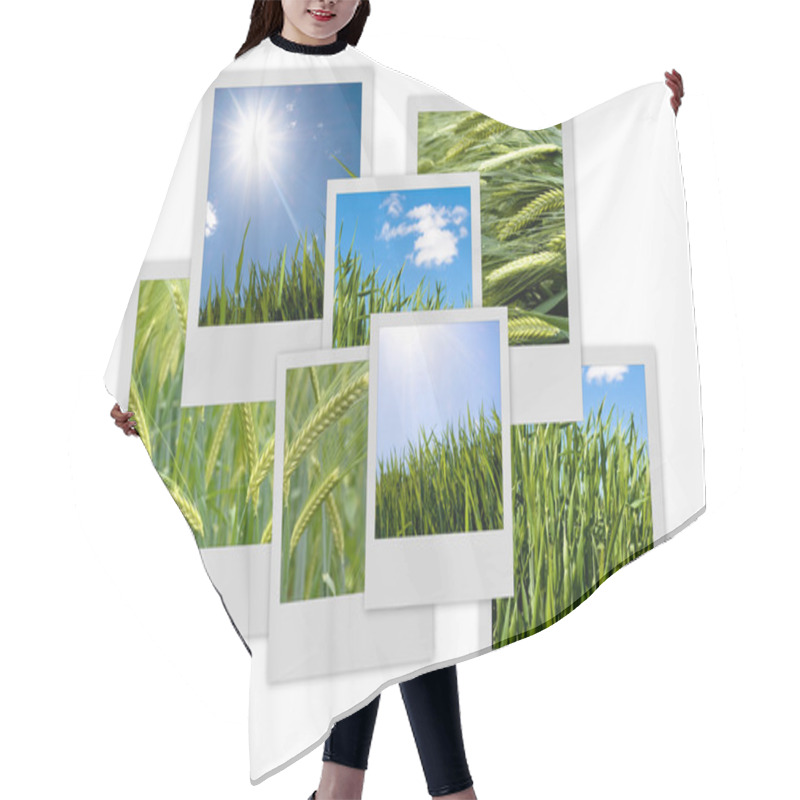 Personality  Countryside Theme Photo Collection Hair Cutting Cape