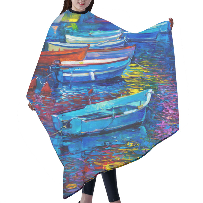 Personality  Boats Hair Cutting Cape