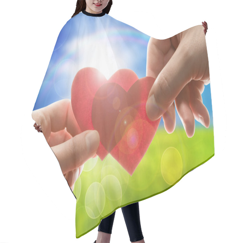 Personality  Love Hair Cutting Cape