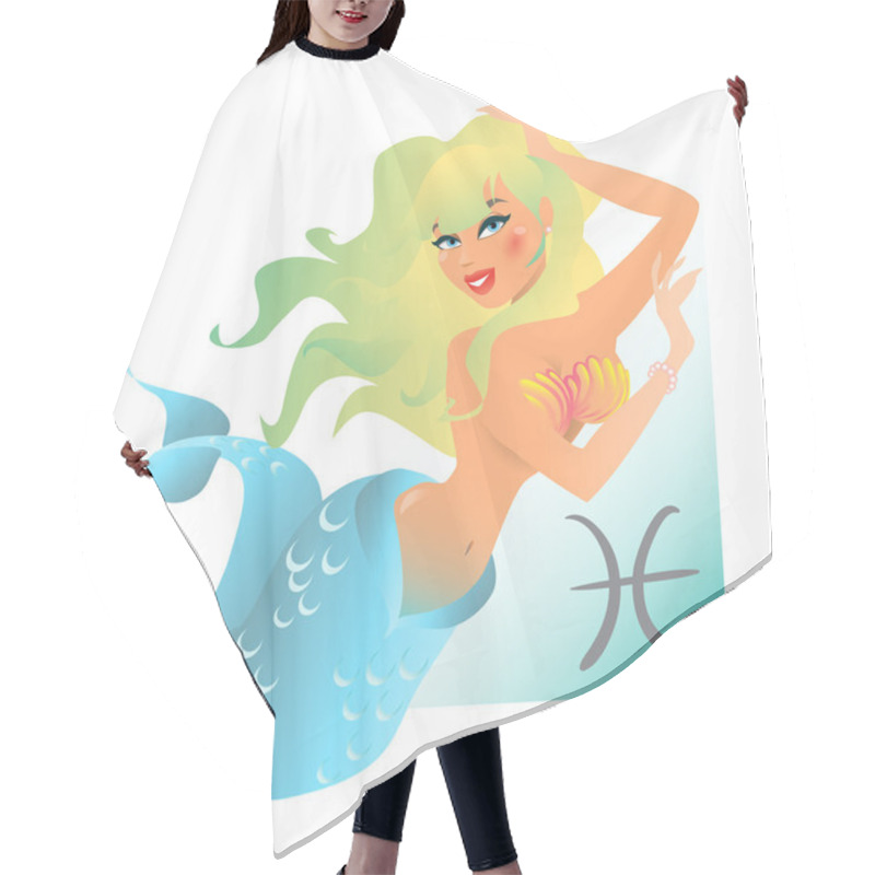 Personality  Zodiac Signs - Pisces Hair Cutting Cape