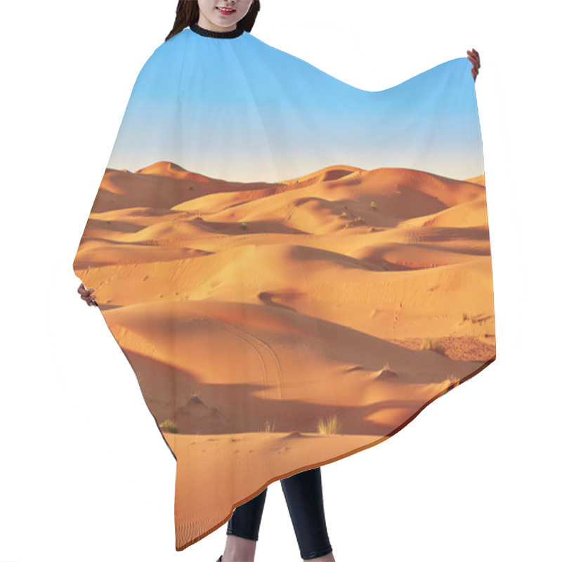 Personality  Sand Dunes In The Sahara Desert Hair Cutting Cape