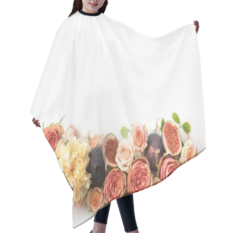 Personality  Flowers Hair Cutting Cape