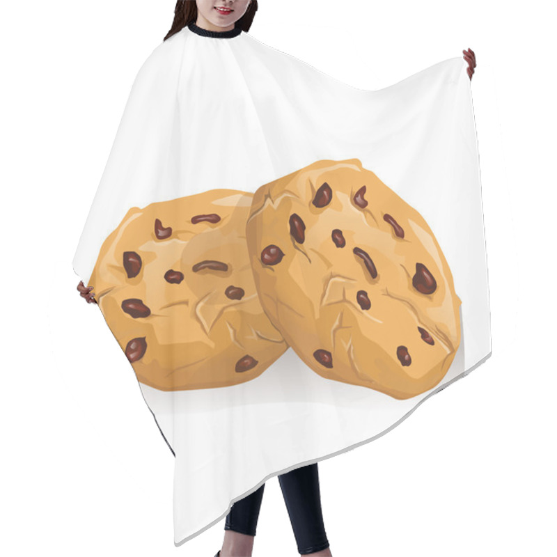 Personality  Chocolate Cookies Hair Cutting Cape