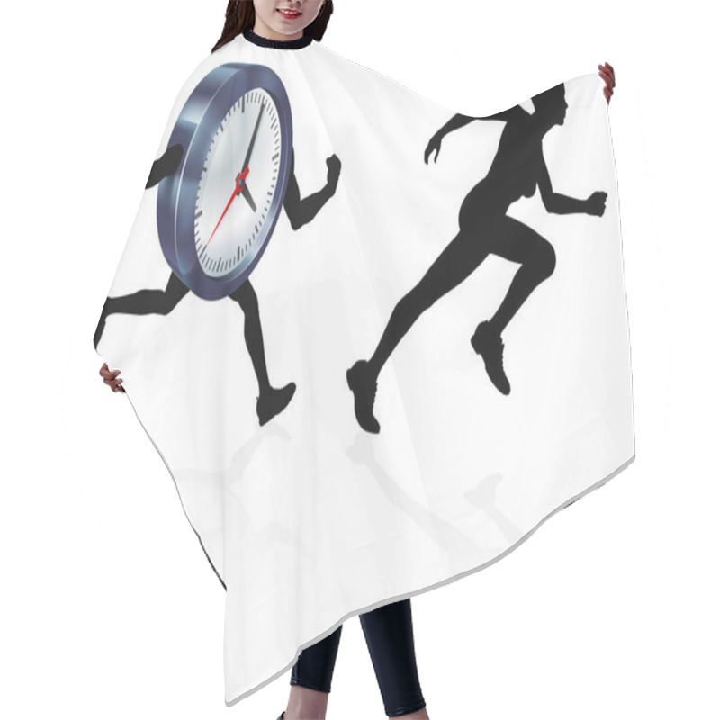 Personality  Chased By The Clock Time Pressure Hair Cutting Cape