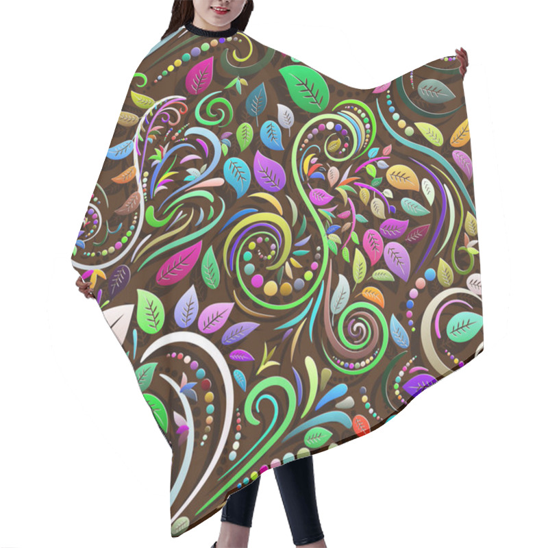 Personality  Abstract Seamless Background In The Style Of Papercut Like A Rio Hair Cutting Cape