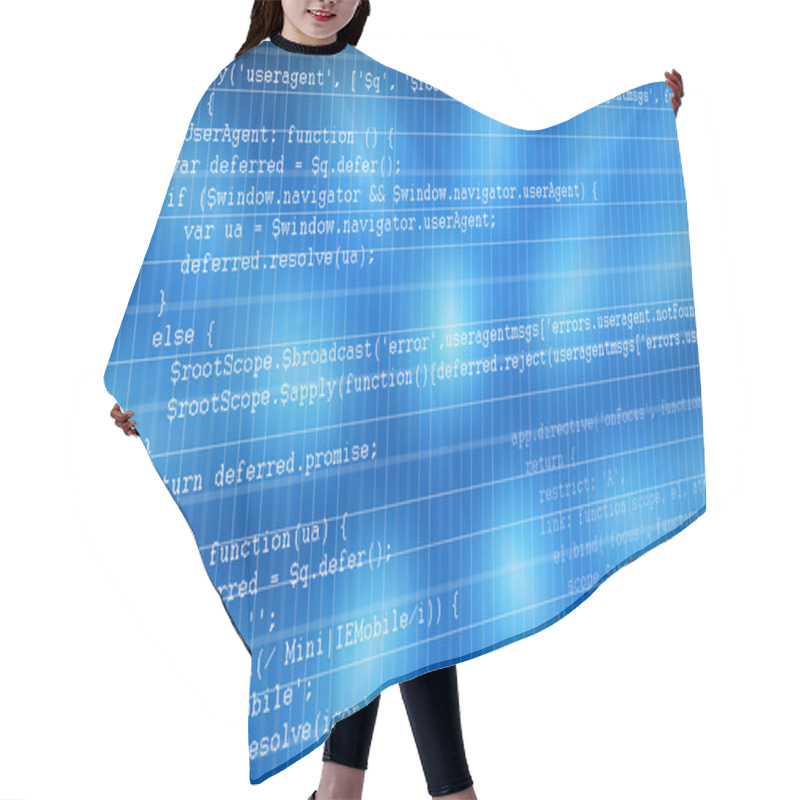 Personality  Web Programming Code Hair Cutting Cape