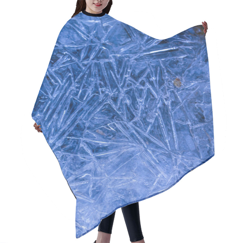 Personality  Ice Crystals Hair Cutting Cape