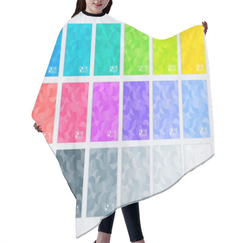 Personality  A Set Of Templates Vertical Covers A4 Hair Cutting Cape