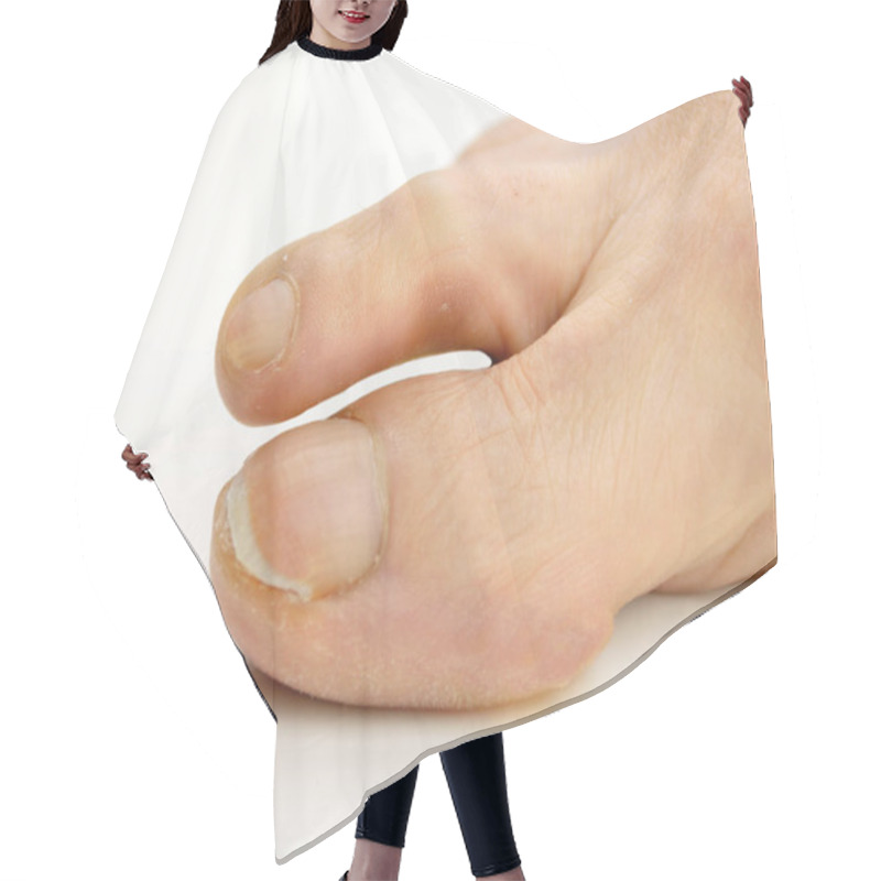 Personality   Foot With Calluses Hair Cutting Cape