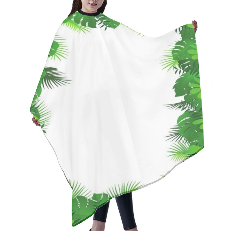 Personality  Forest Frame Background Hair Cutting Cape