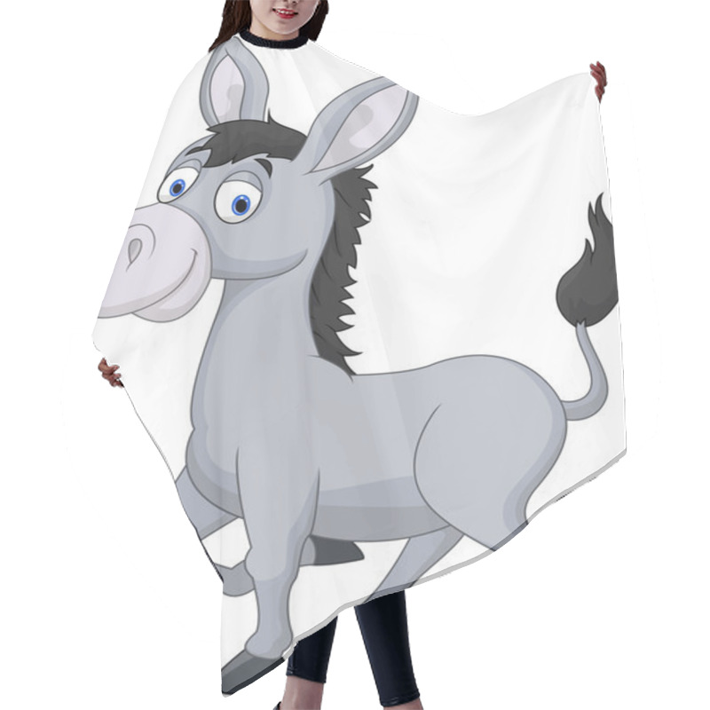 Personality  Cartoon Donkey Hair Cutting Cape